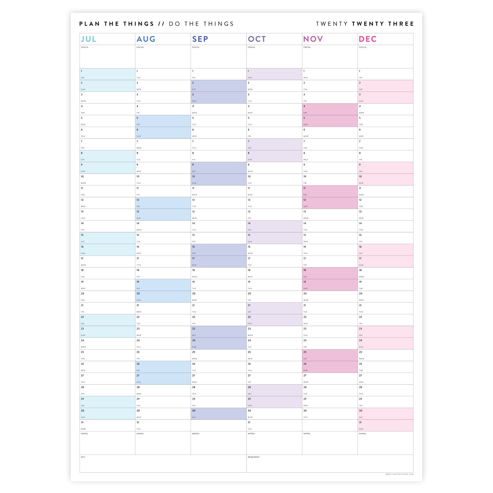 Six Month 2023 Giant Wall Calendar July December Half Etsy Six Month 2023 Giant Wall Calendar July December Half Etsy