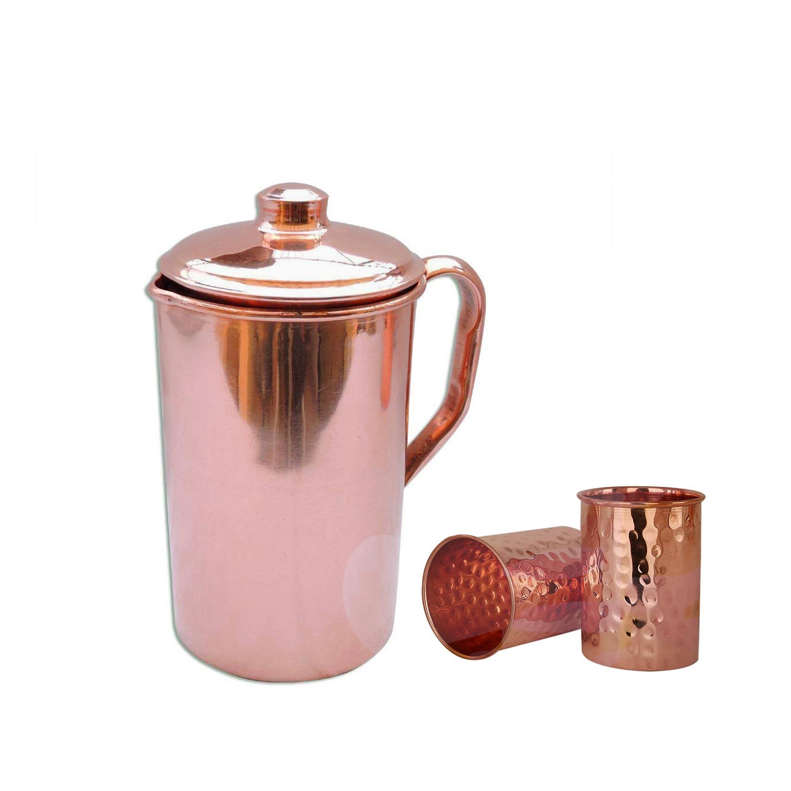 1 Pure Copper Jug for Drinking Water and Storage 1700ml 1.7 L Etsy