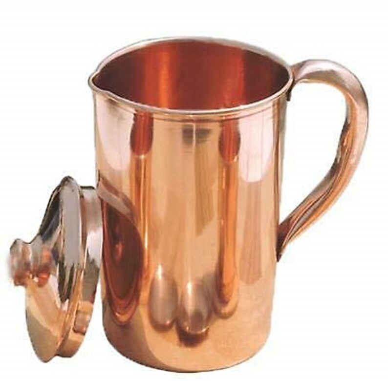 1 Pure Copper Jug for Drinking Water and Storage 1700ml 1.7 L Etsy