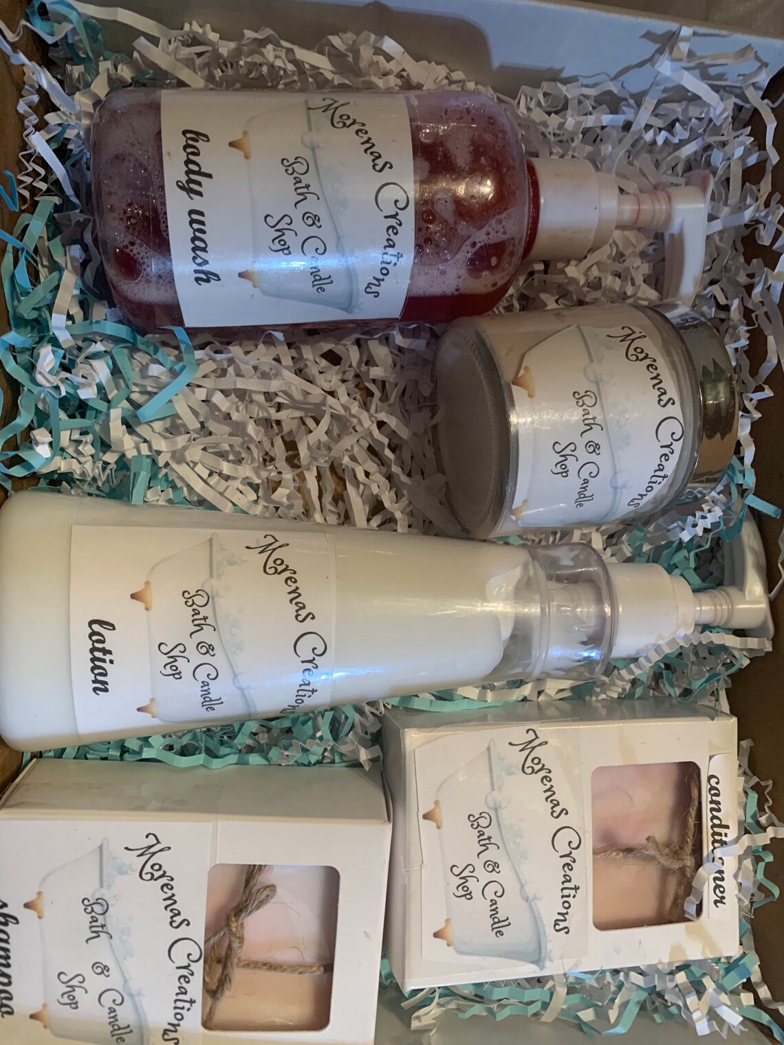 For her shampoo and conditioner gift set Etsy