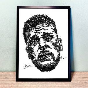 Handwritten BONEZ MC print