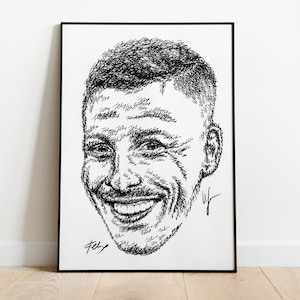 Handgeschriebener FELIX LOBRECHT Print