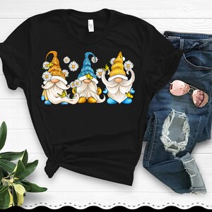 Daisy Gnomes Png Sublimation Design Spring Gnomes Png - Etsy