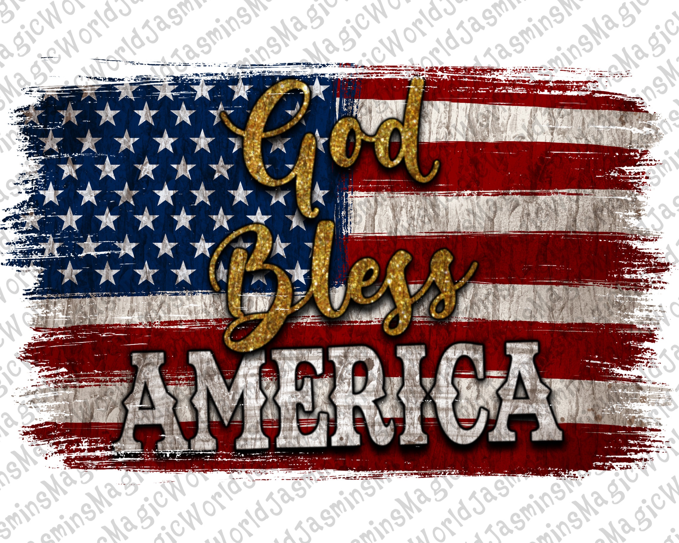 God Bless America Sublimation Download Usa png God Bless American PNG