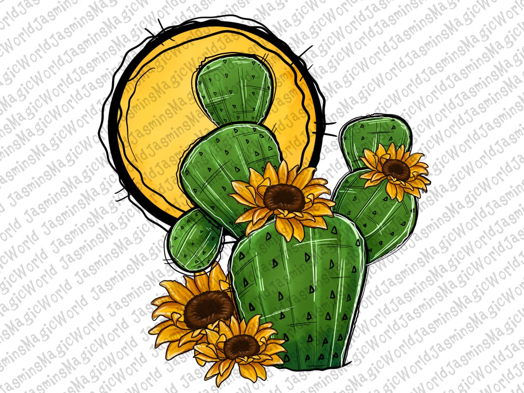 Cactus with flowers 16637800 PNG