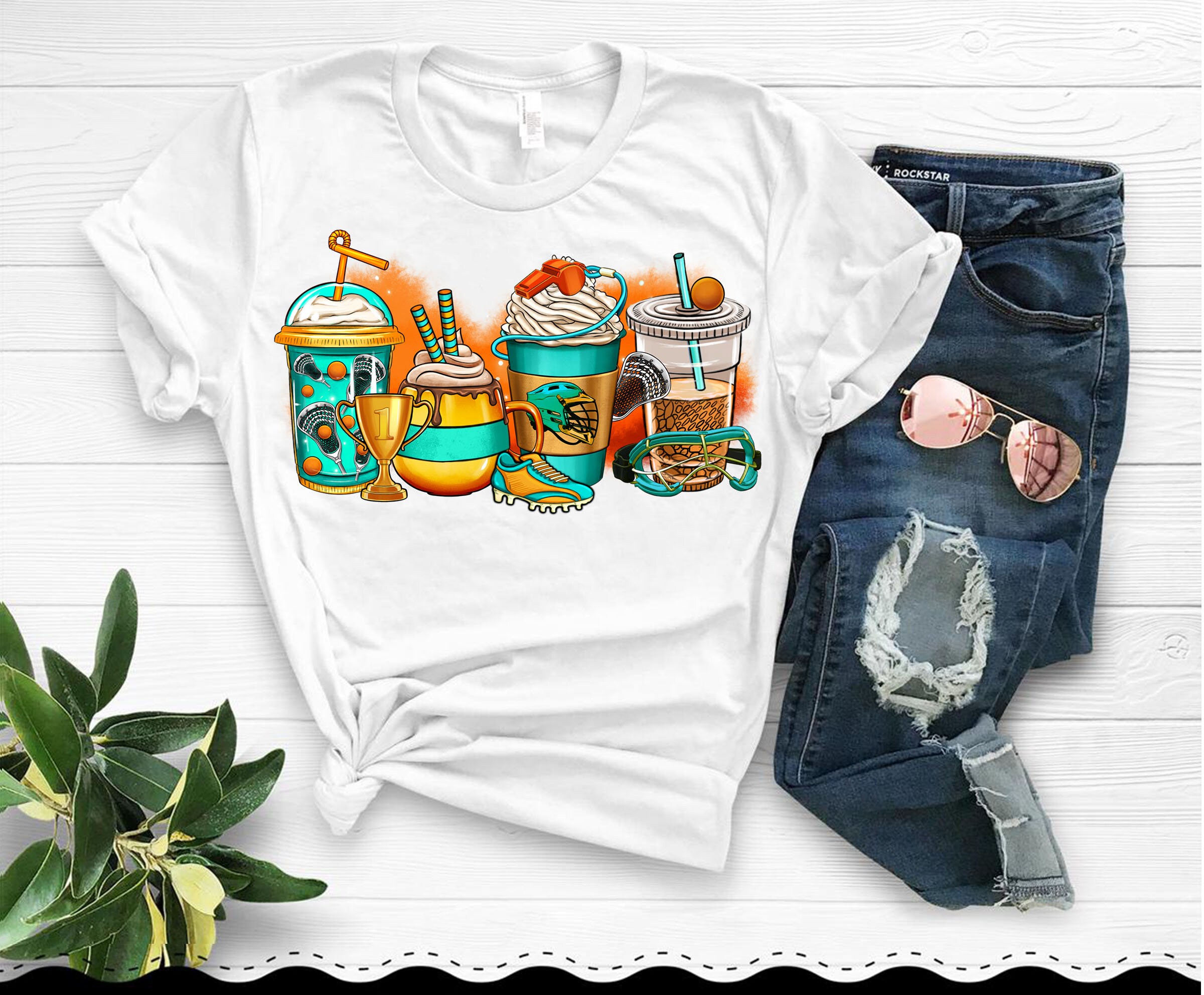 Lacrosse Coffee Cups Png Sublimation Design Lacrosse Png Etsy