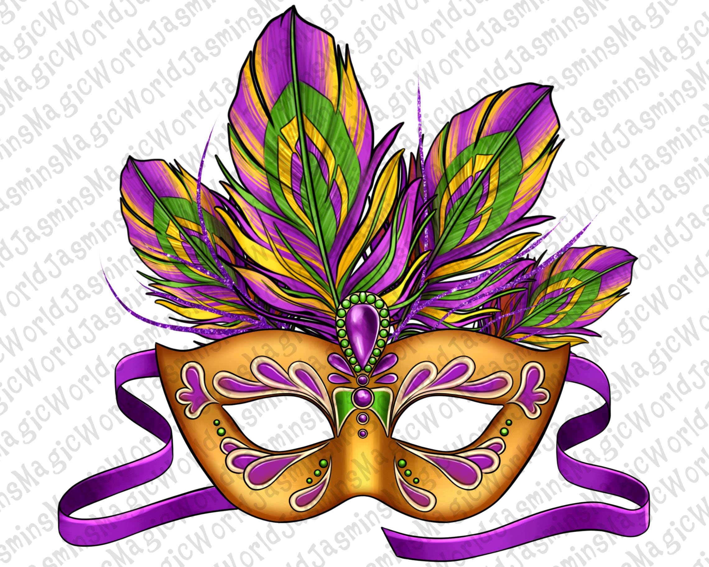 Mardi Gras Carnival Mask Png Sublimation Designmardi Gras Etsy Australia