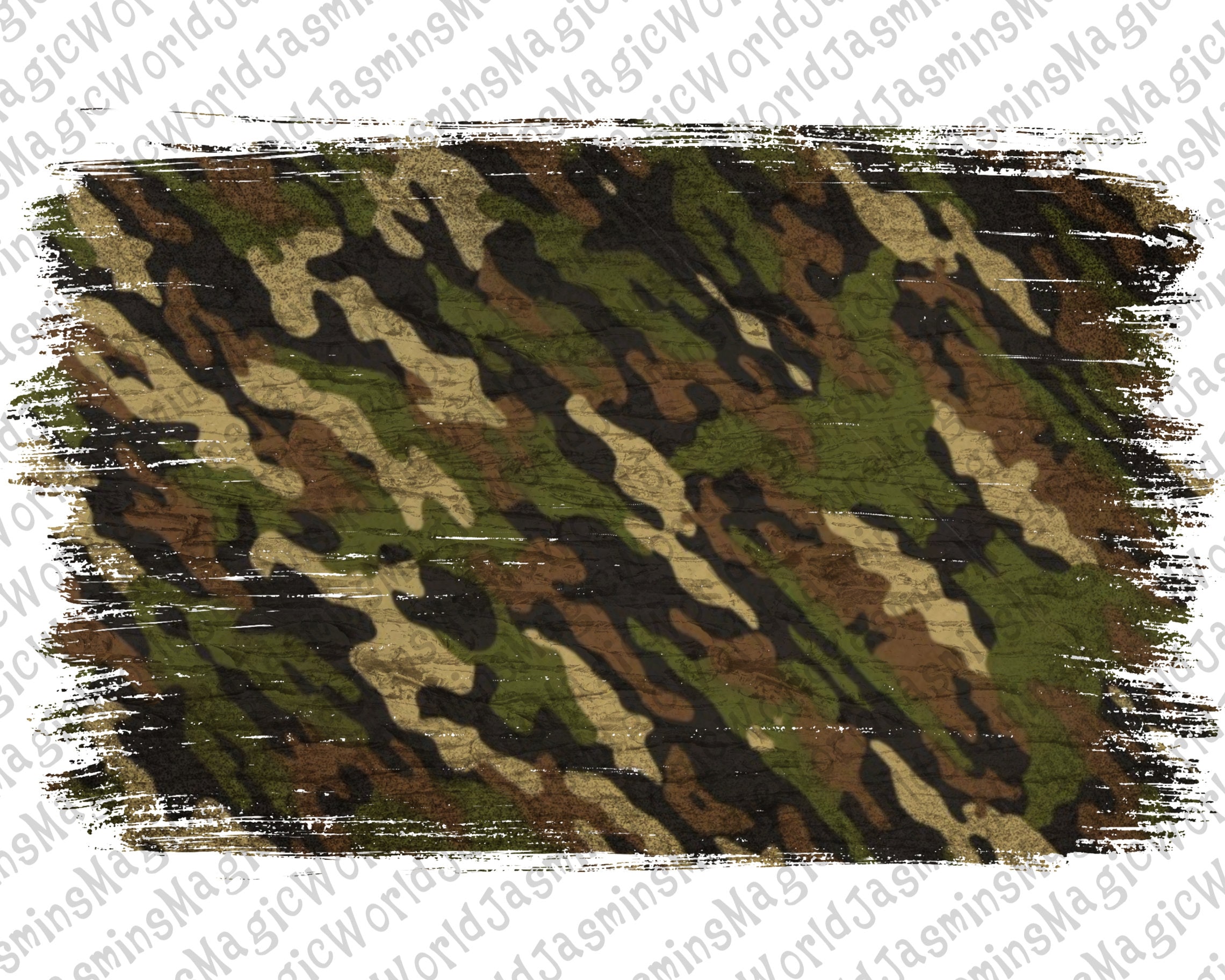 Camouflage Background PNG Camo Frame png Distressed Grunge Etsy
