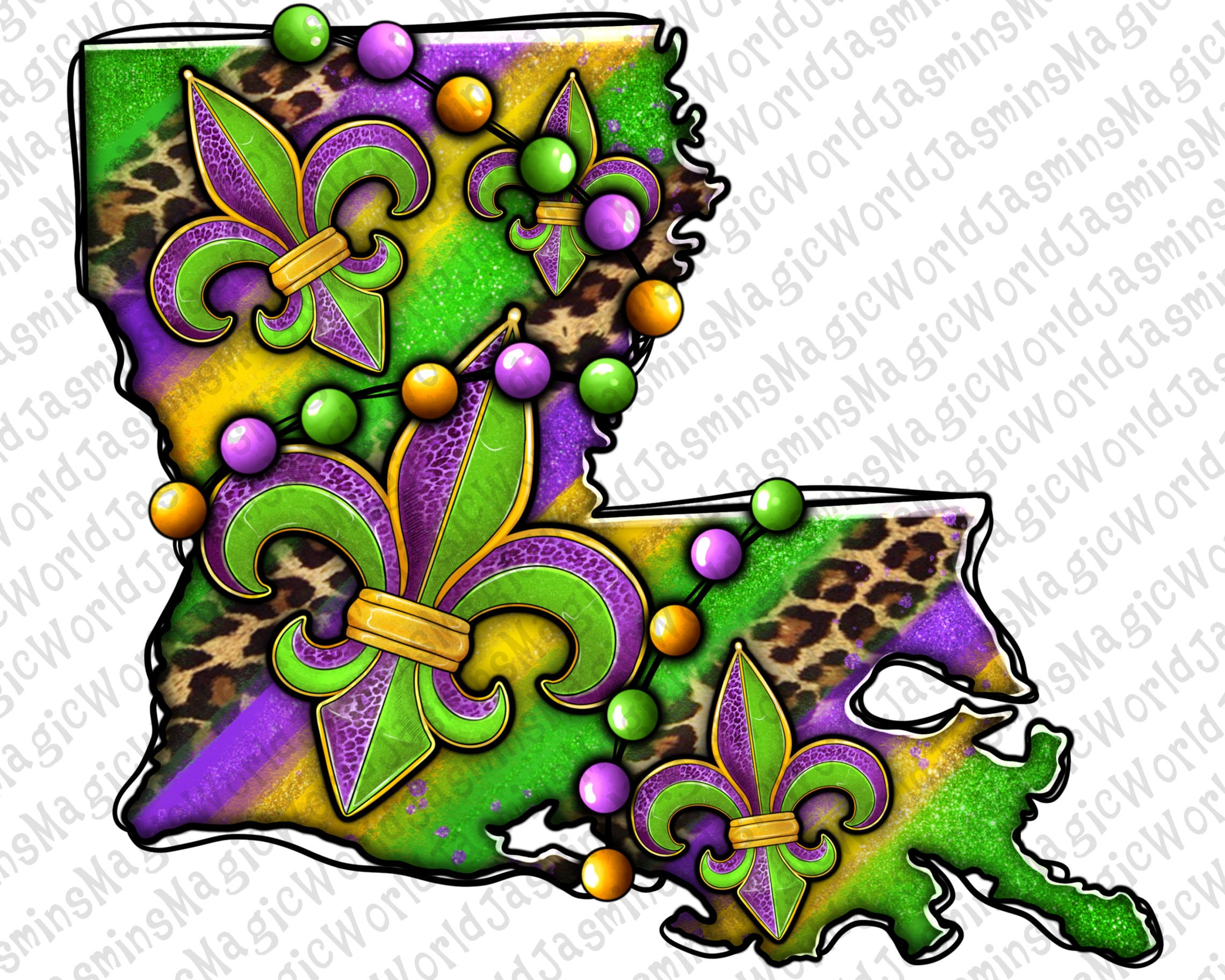 louisiana mardi gras drawing