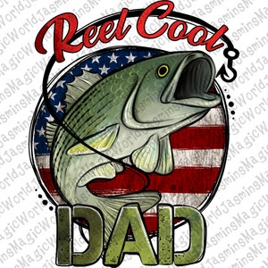 Reel Cool Papa Father's Day Gift Fishing By Unlimab