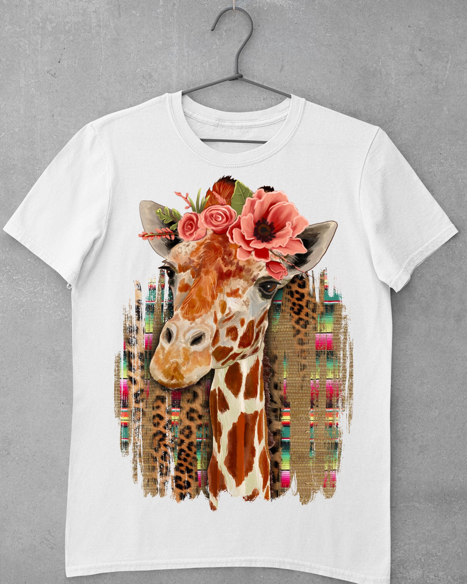 Giraffe PNG Mother Giraffe Giraffe Hand Drawn Png Floral - Etsy