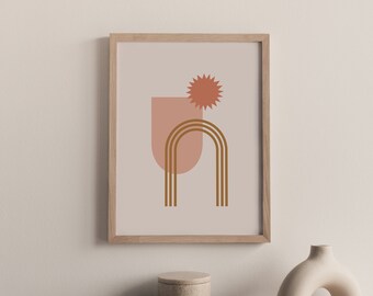 Printable Print Abstract Neutral Print Printable Boho Art Modern Downloadable Prints Minimalist Prints Nursery Printable
