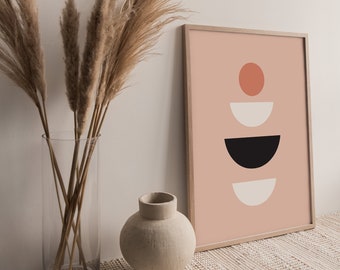 Printable Print Abstract Neutral Print Printable Boho Art Modern Downloadable Prints Minimalist Prints Nursery Printable