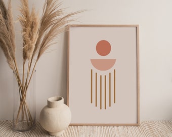 Printable Print Abstract Neutral Print Printable Boho Art Modern Downloadable Prints Minimalist Prints Nursery Printable