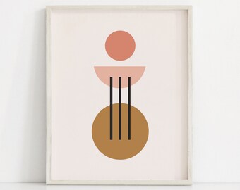 Printable Print Abstract Neutral Print Printable Boho Art Modern Downloadable Prints Minimalist Prints Nursery Printable