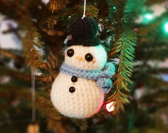 Christmas Snowman Amigurumi PDF Crochet Pattern