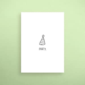 Postkarte - "Party"