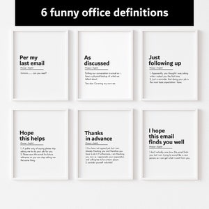 funny email art funny email definitions funny home office decor funny office signs wfh i hope this email finds you well just following up