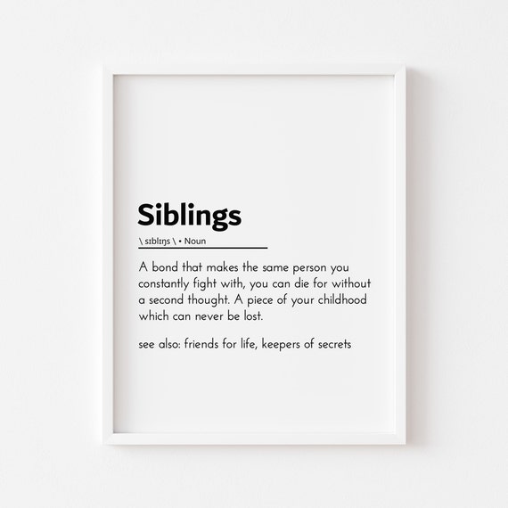 Sibling Sayings
