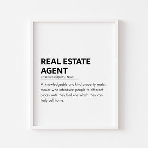 real estate definitions, real estate agent gift, real estate assistant, real estate closing gifts, real estate office decor, realtor sign
