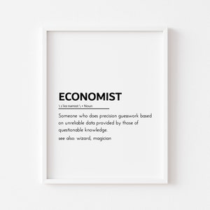 economist definition economist poster economist gift economist office decor economy student office wall art office decor for wall office art