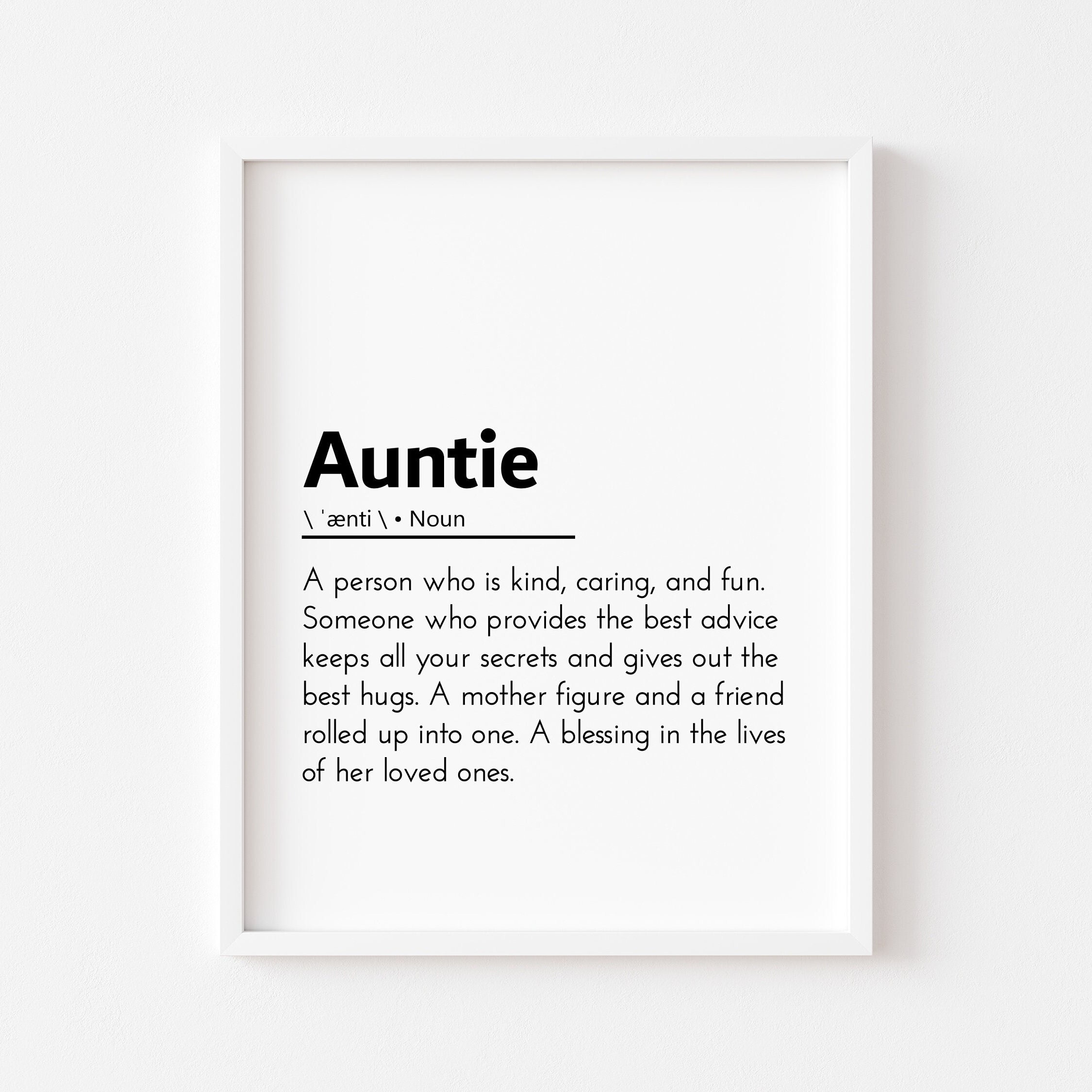 Best Aunt Ever Tshirt - Auntie Love Minimalist Square Box Best Aunt Ever Tshirt - Auntie Love Minimalist Square Box