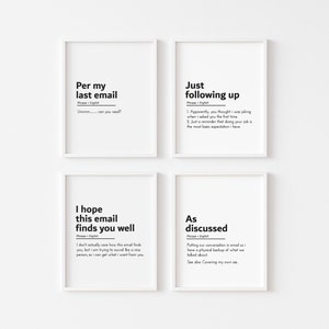 email quotes cubicle decor i hope this email finds you well wfh just following up as discussed email office funny email funny work from home