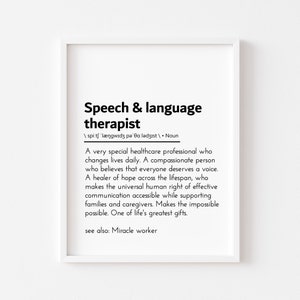 speech and language therapit definition  speech therapist gift speech pathologist gift speech language therapy gift speech therapy art