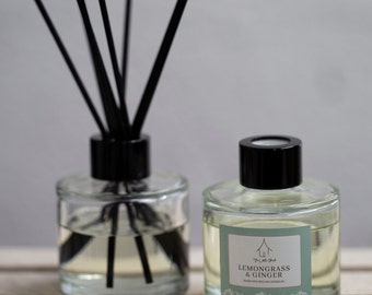 Lemongrass & Ginger l Luxury Reed Diffuser l Hand Poured l 100ml