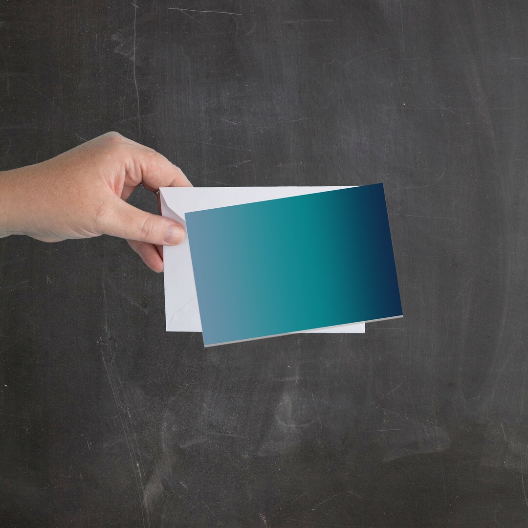 Printable Gradient Cards blank Inside Etsy
