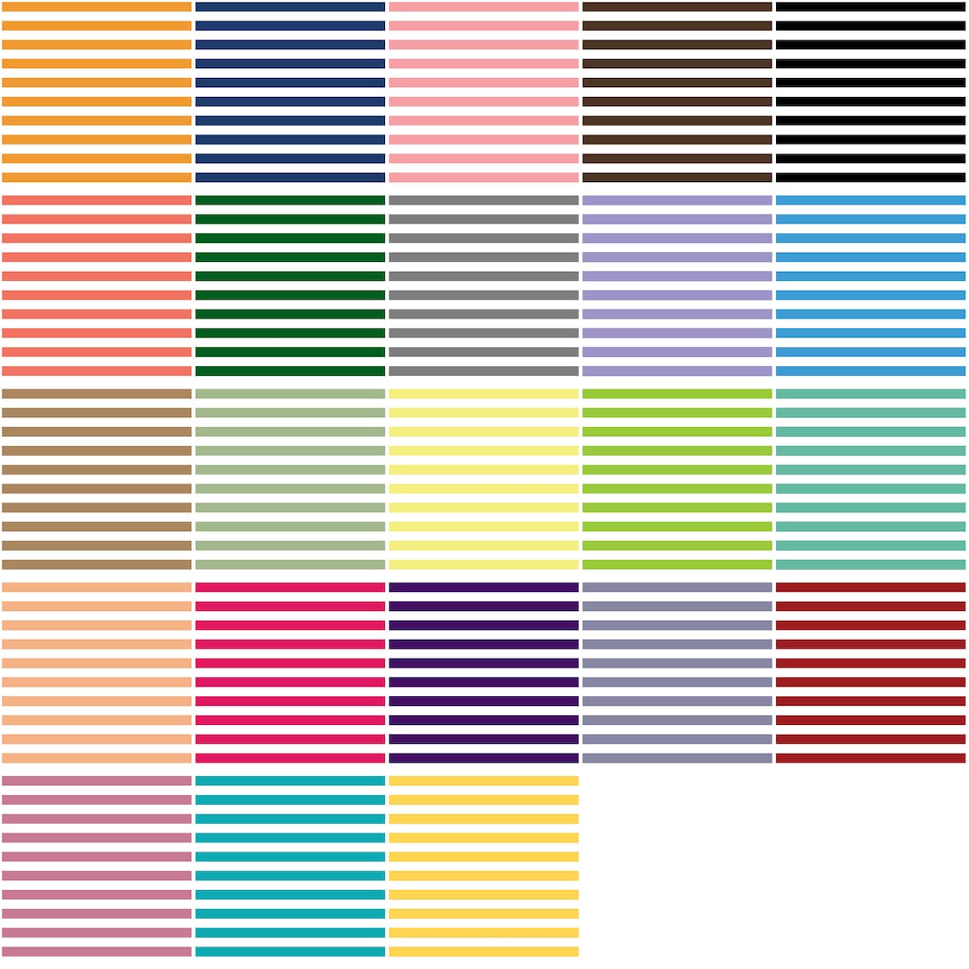 Digital Paper Pack: Horizontal Stripes - Etsy