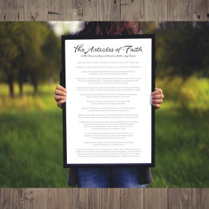 Articles of Faith {wall art}