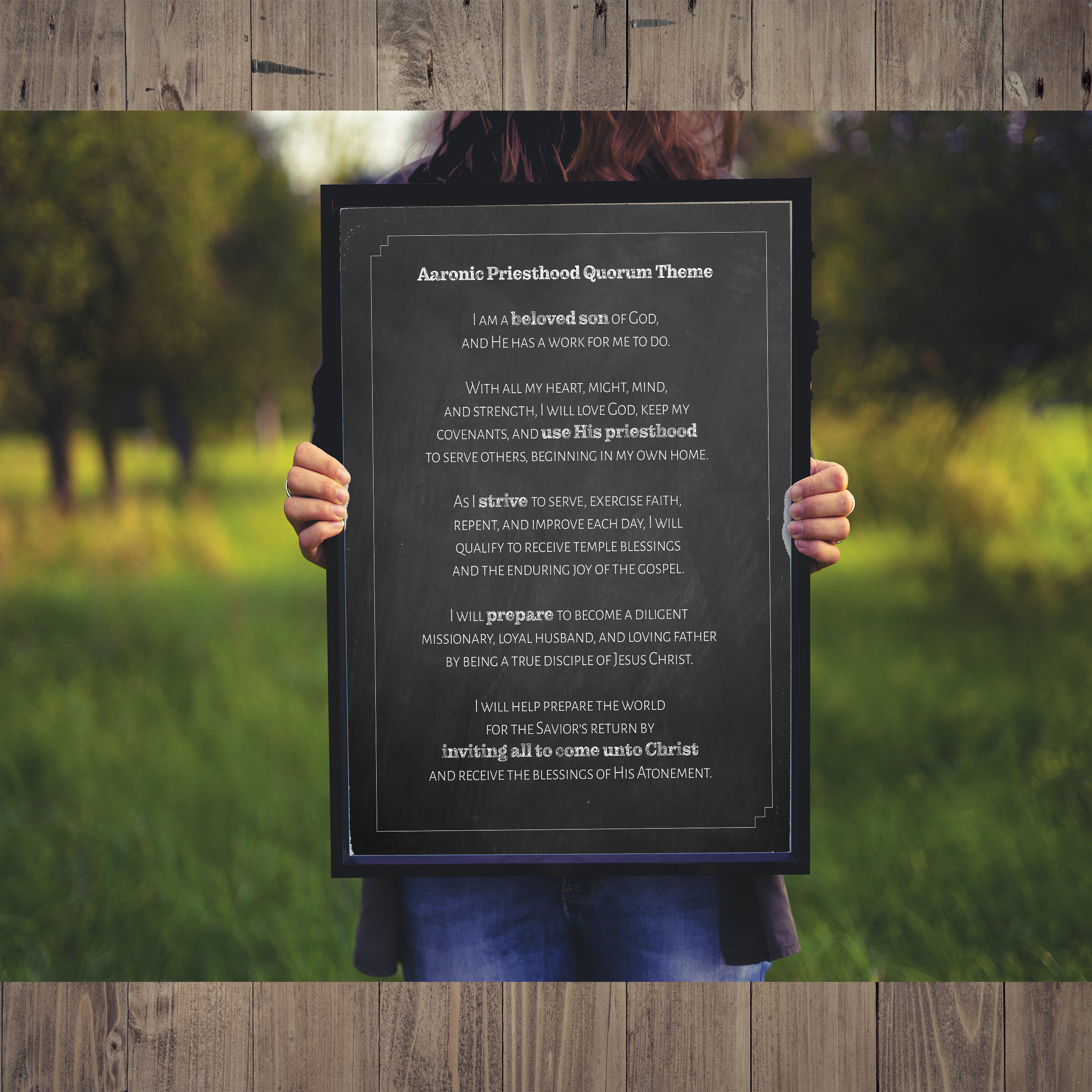 LDS Aaronic Priesthood Theme {black, White &amp; Grey} - Etsy