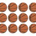 Printable Cupcake Toppers {basketball} - Etsy