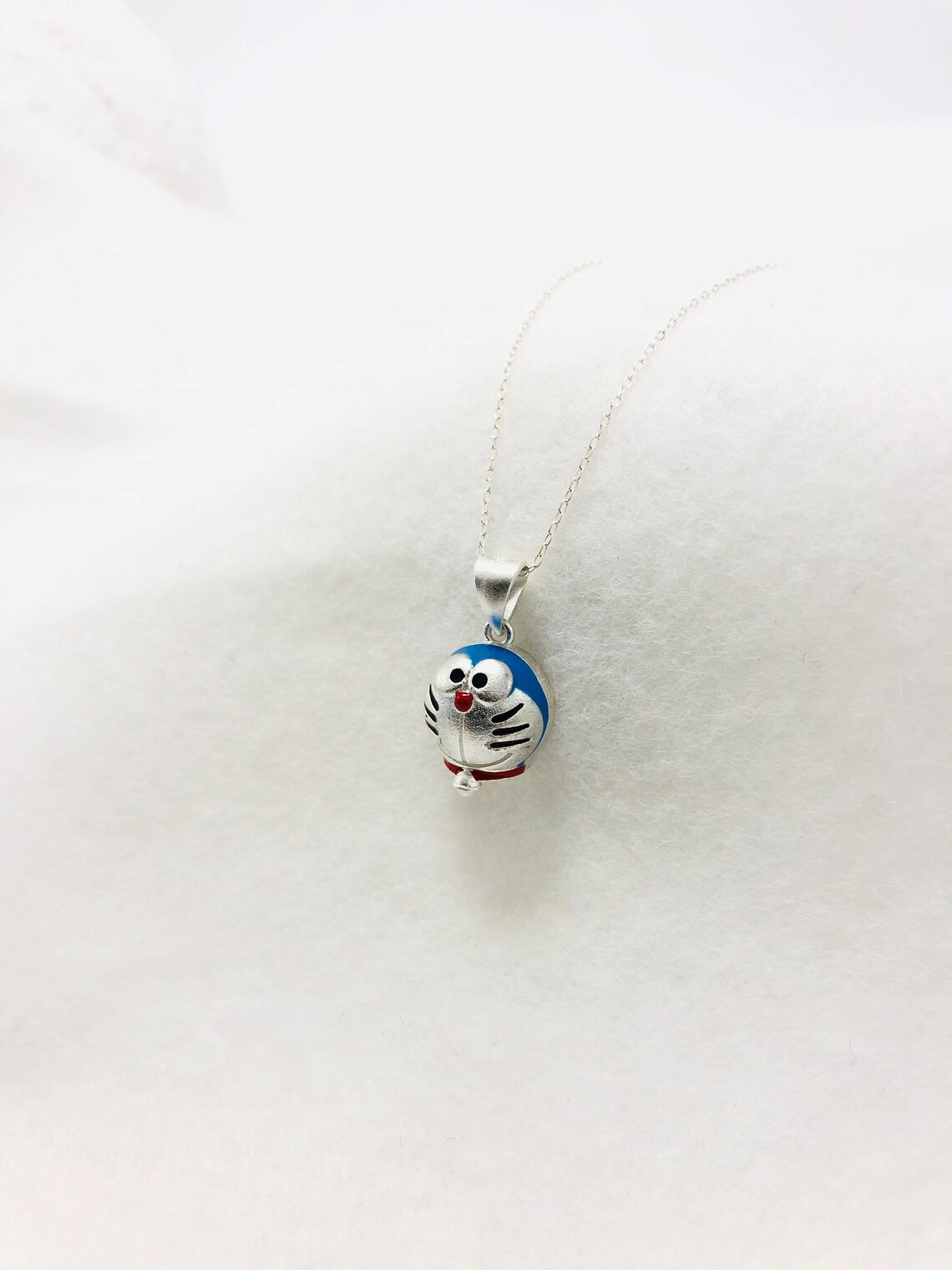 Doraemon pendant necklace Cartoon character jewellery Etsy