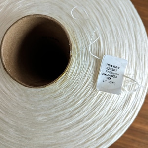 16/4 Authentic Lenzing TENCEL™ Lyocell  (Rayon) Yarn - Weaving/Knitting 5 LB Large Spool Cone Yarn, 100+ Cones Avail. Quantity Discounts