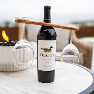 Personalized Wood Wine Glass Holder, Wine Butler, Wine Rack, Home Decor, Wine Lovers Gift, House Warming Gift, New Home Gift, Dads Gift