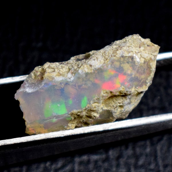 AAA Grad Raw Opal, Welo Opal Rough, Opal Crystal, Multi Fire, Opal Rough Jewelry Making, Natural Ethiopianb Opal Raw Stone,