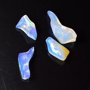 4 Pcs Opal Rough, Welo Fire Opal Rough, Multi Fire Opal Rough, Opal Rough Lot, Rough Lot, Opal Crystal Chip, Opal Gemstone rough
