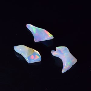 3 Pcs Opal Rough Lot, OPAL Raw Crystals - AA Grade, Large - Bulk Raw Opal, Rough Opal Lot, Welo Opal, Size- 10x8x4 to 13x5x4mm