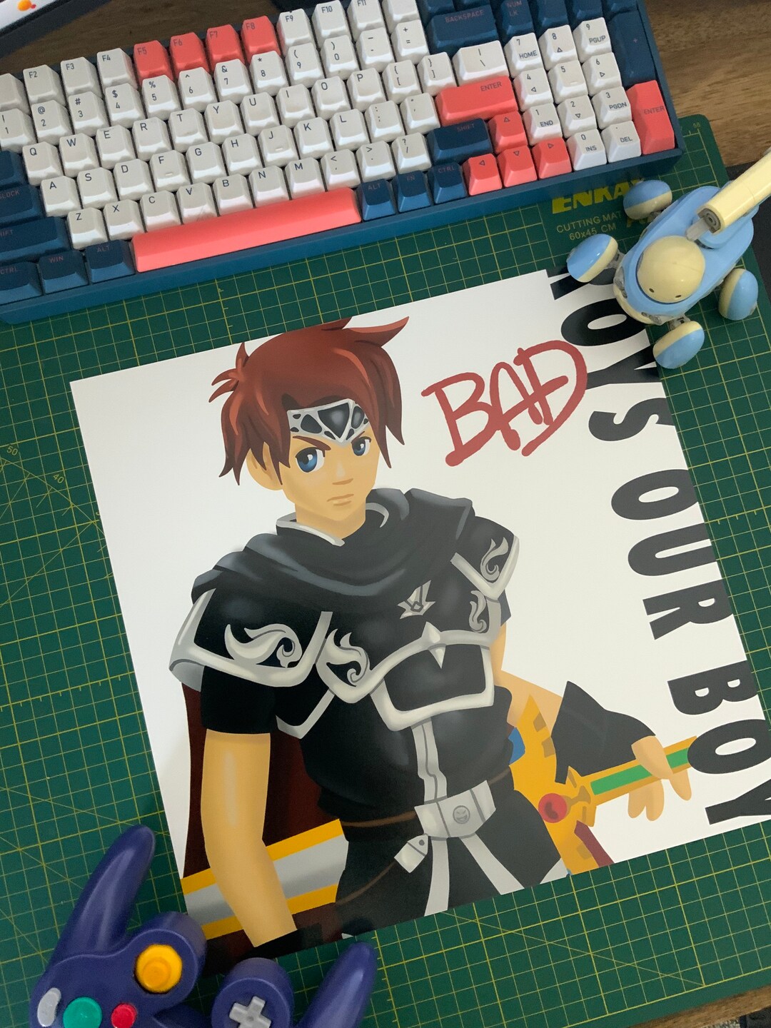 Roy Bad Album Cover. 12x12 In Etsy