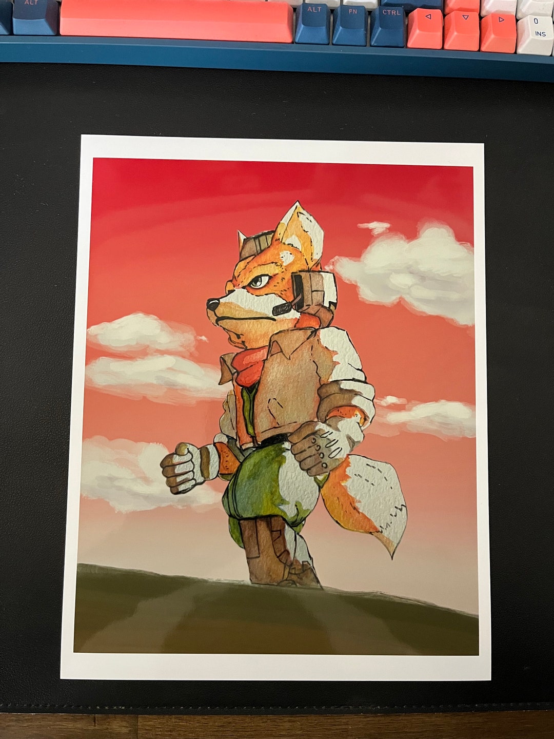 Water Color Fox Mccloud Print. 8.5 X 11 In - Etsy