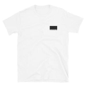 Four One Two 412 Barcode T-Shirt (White) - Pittsburgh Shirt - Steel City - Yinzer Apparel