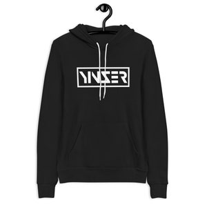 Yinzer Urban Pullover Hoodie (Noir) - Sweat-shirt à capuche Pittsburgh avec cordon de serrage - Steel City - Yinzer Apparel