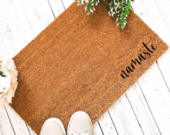 Namaste Deurmat in Canada, Namaste Geschenken, Indoor Deurmat Gepersonaliseerd, Aangepaste Deurmat, Welkom Deurmatten, Housewarming Geschenken in Canada