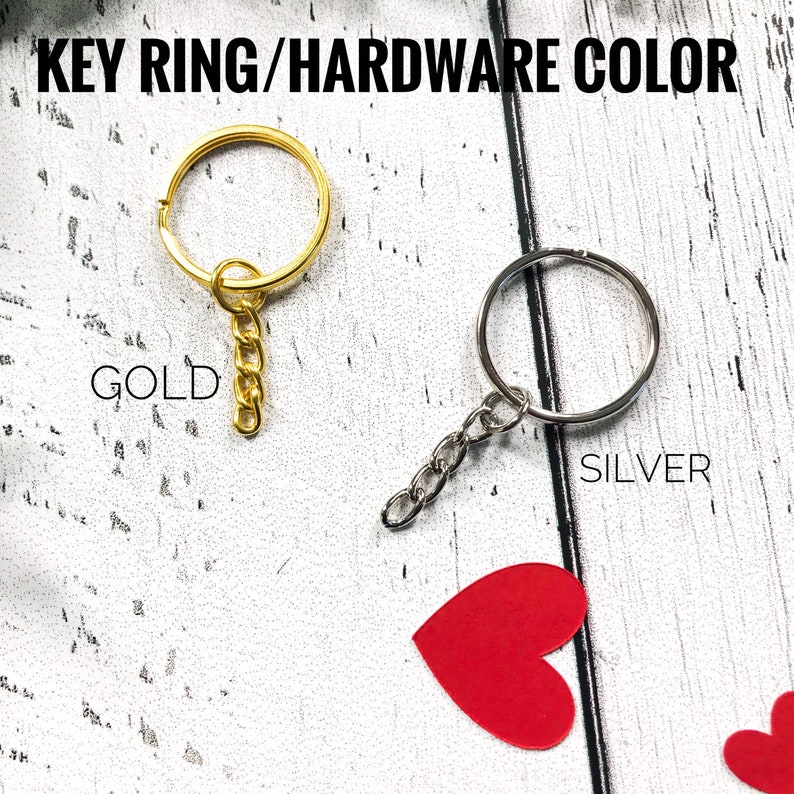 Custom Monogram Keychain in Canada, Personalized Keyring, Custom Key Ring Personalized, Keychain Monogram, Custom Key Chain for Her image 6