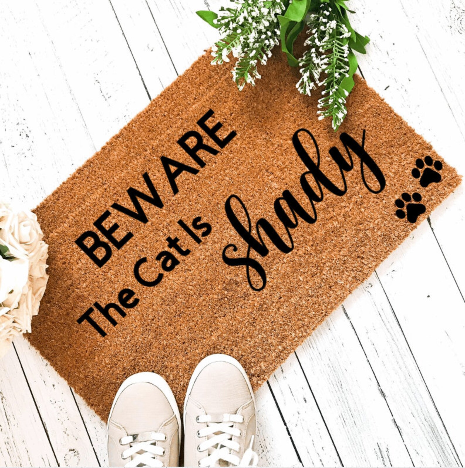 Funny Cat Doormat in Canada Custom Pet Doormat Personalized Etsy