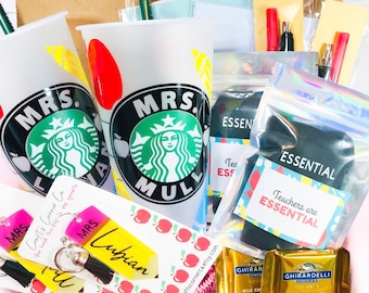Teacher Gift Box | Personalized Teacher Gift Set | Teacher Appreciation Gifts | End of the Year Teacher Thank You Gift |  Gift Box Set