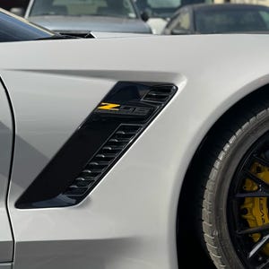 Autocollant décoratif C7 en vinyle coloré Corvette Z06