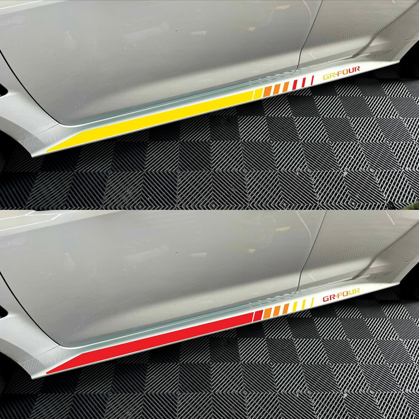 Rocker Stripes GR Corolla Circuit Edition GR - FOUR Inlays - Etsy